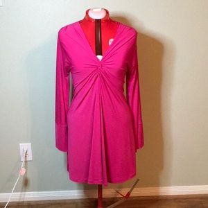 3/$10 Moda 70’ inspired pink dress